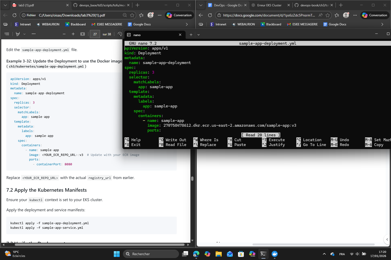 Deployment YAML updated