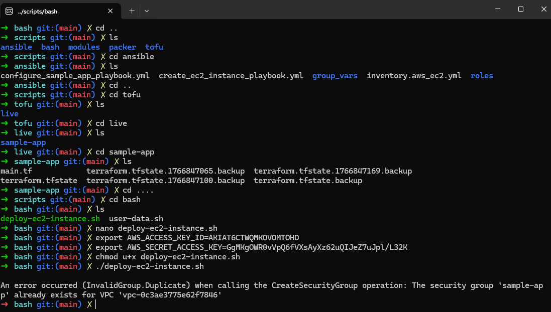 Script error on second run